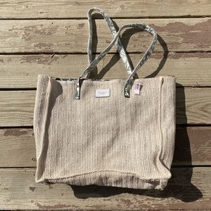 NWT Victoria's Secret Woven Tote
